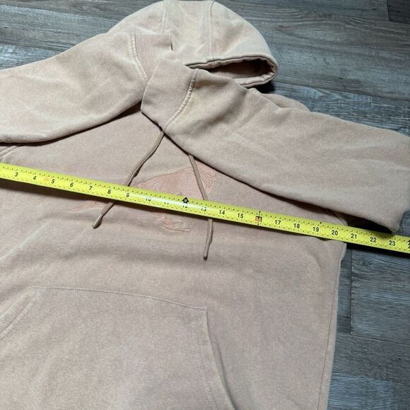 Staple Pigeon Hoodie Sweatshirt Small Tan Embroidered Broadway Pullover Logo - Picture 7 of 8